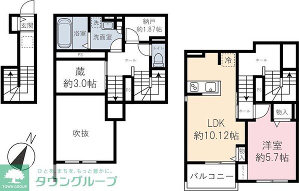 roUte residenceの物件間取画像